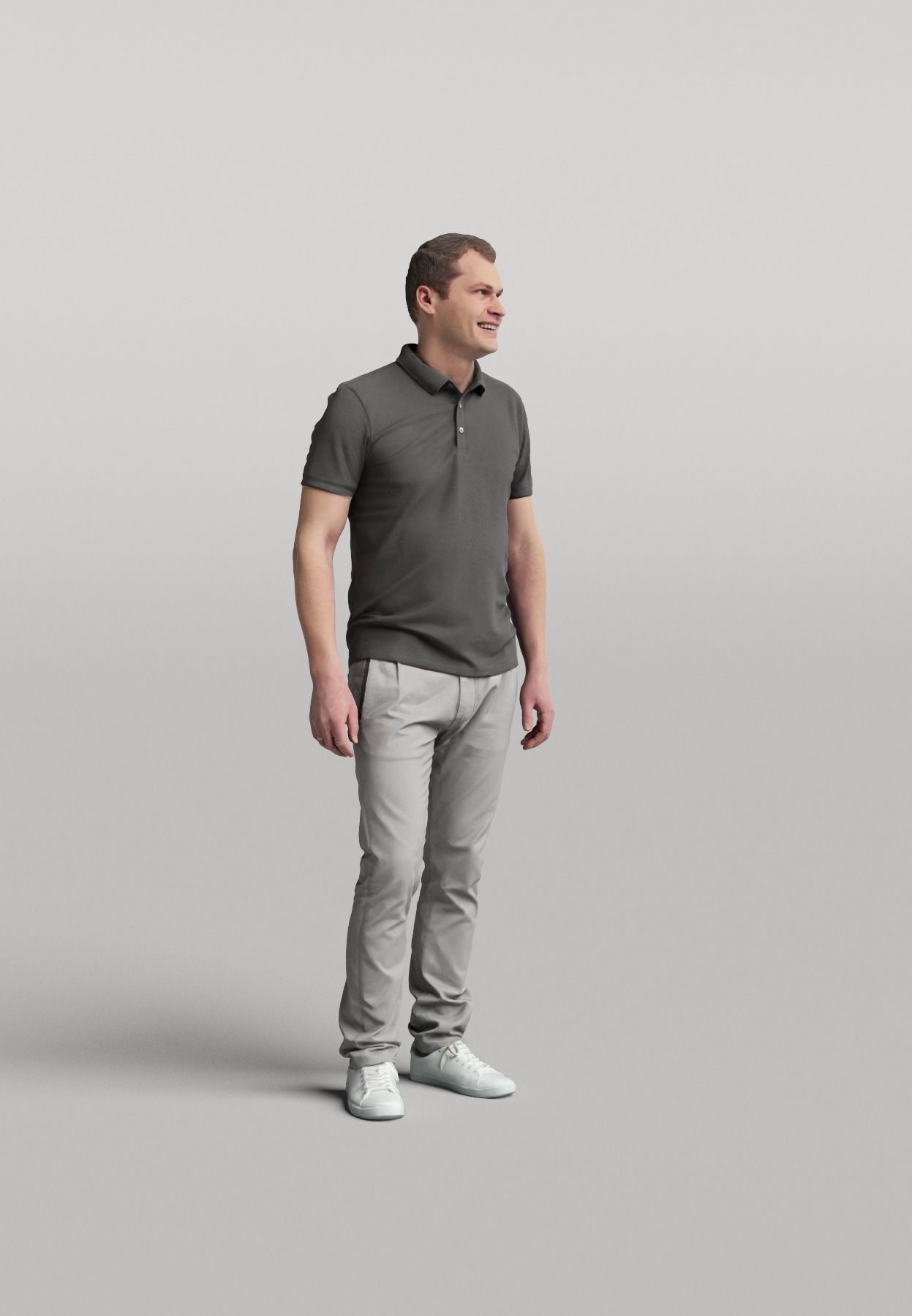 Humano 20-Collection 05 - CASUAL FAMILY PEOPLE - 20x 3D models  3D model_17
