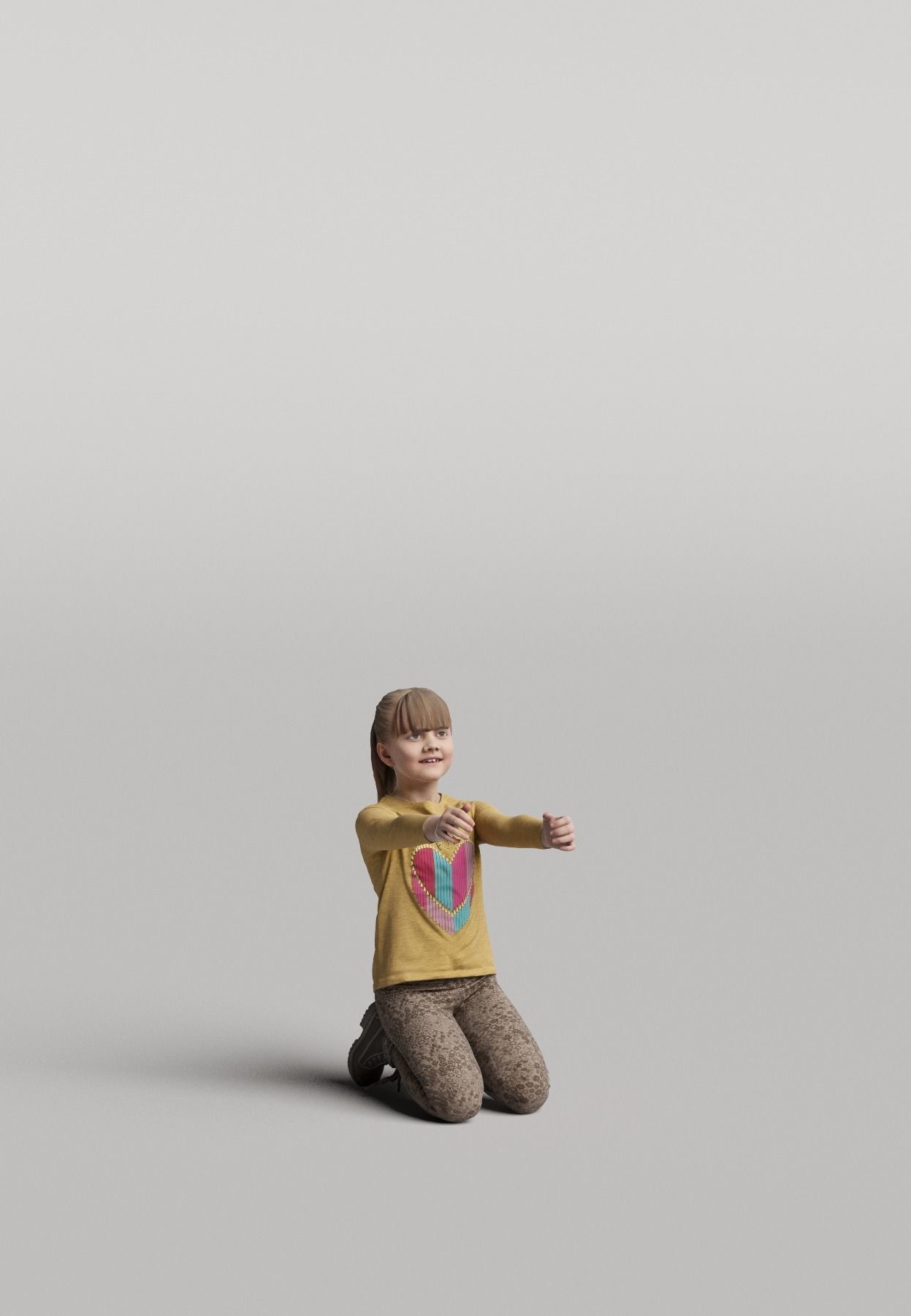 Humano 20-Collection 05 - CASUAL FAMILY PEOPLE - 20x 3D models  3D model_9