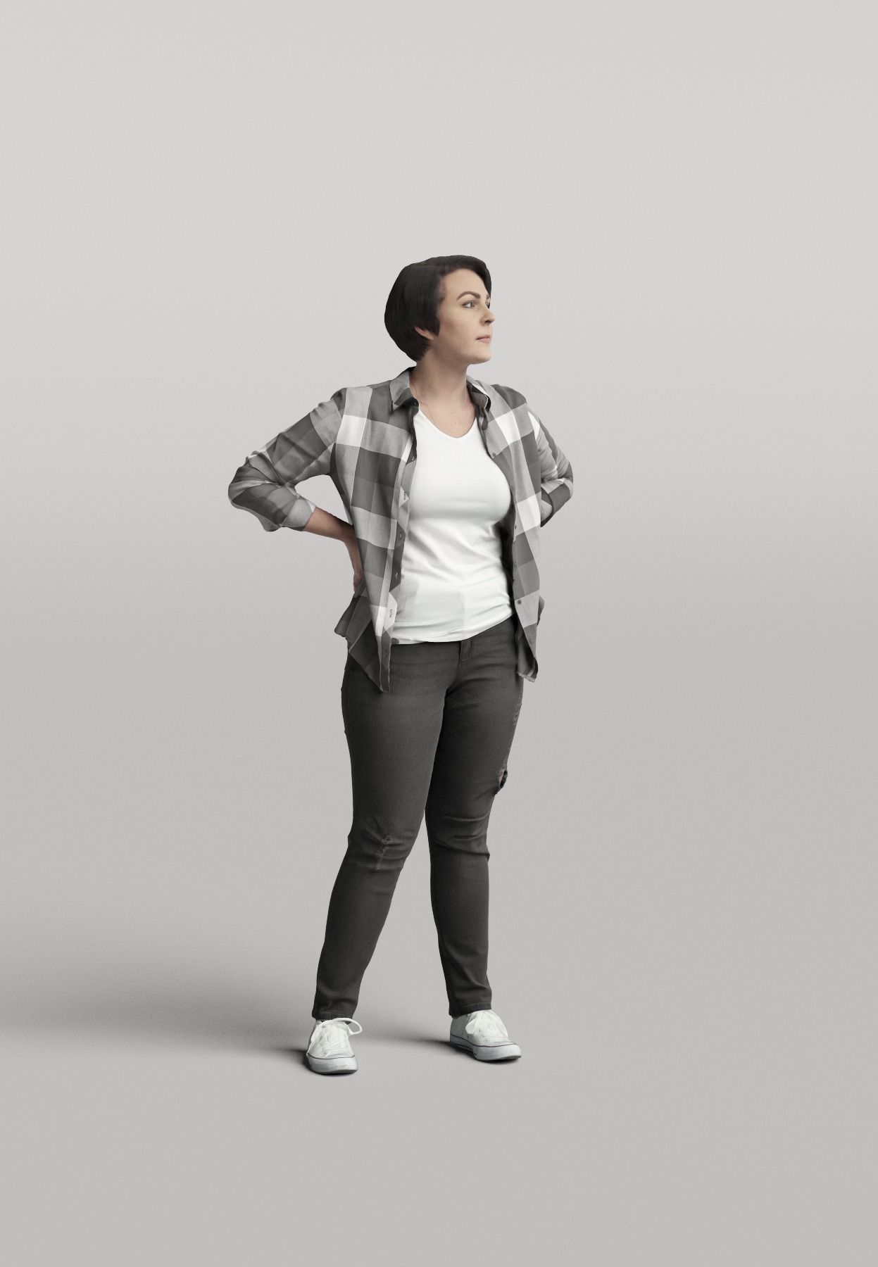 Humano 20-Collection 05 - CASUAL FAMILY PEOPLE - 20x 3D models  3D model_12