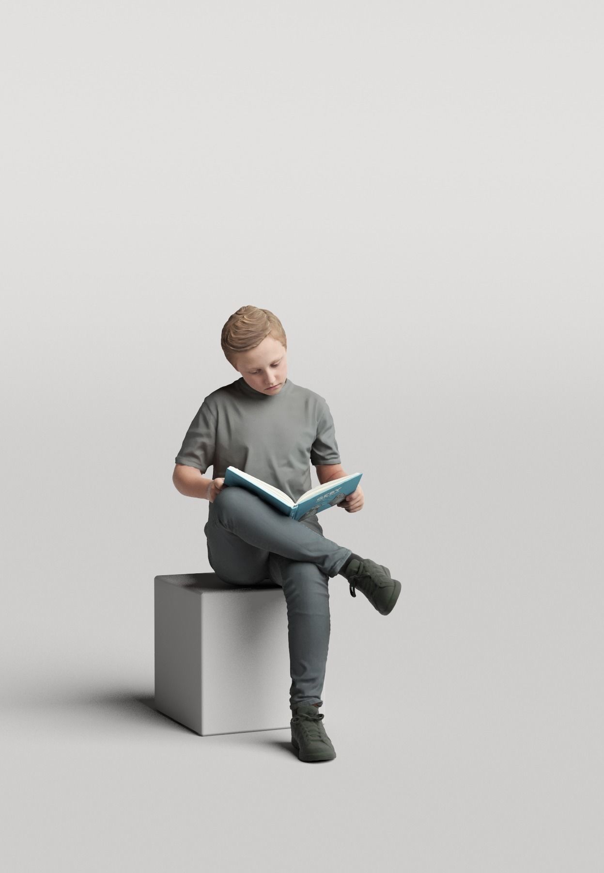 Humano 20-Collection 05 - CASUAL FAMILY PEOPLE - 20x 3D models  3D model_10