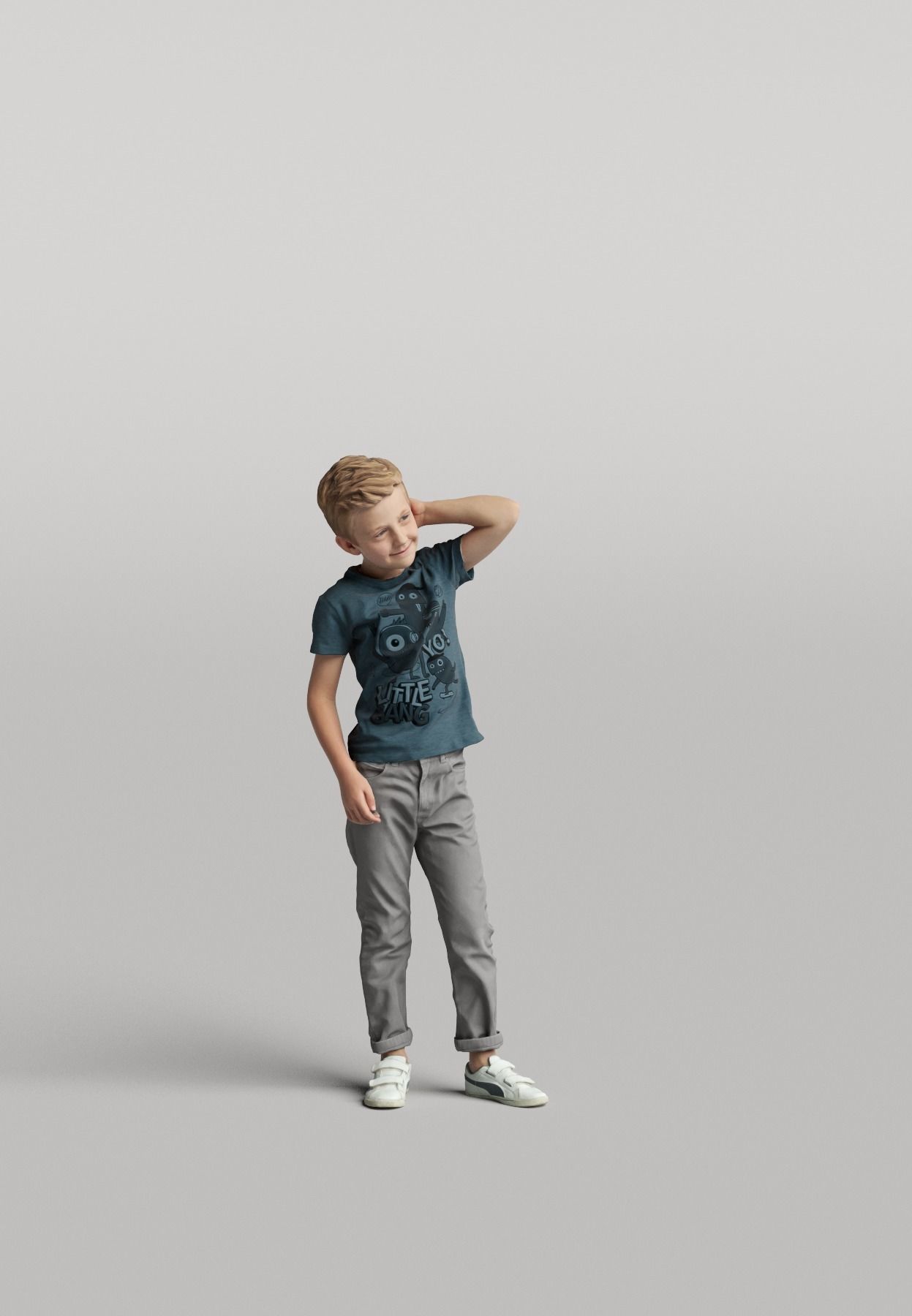 Humano 20-Collection 05 - CASUAL FAMILY PEOPLE - 20x 3D models  3D model_4
