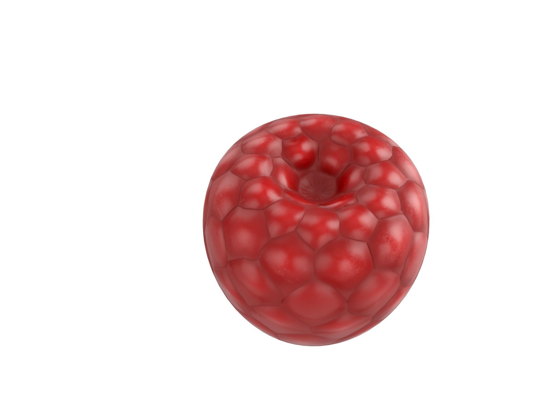 Raspberry Low-poly 3D model_1