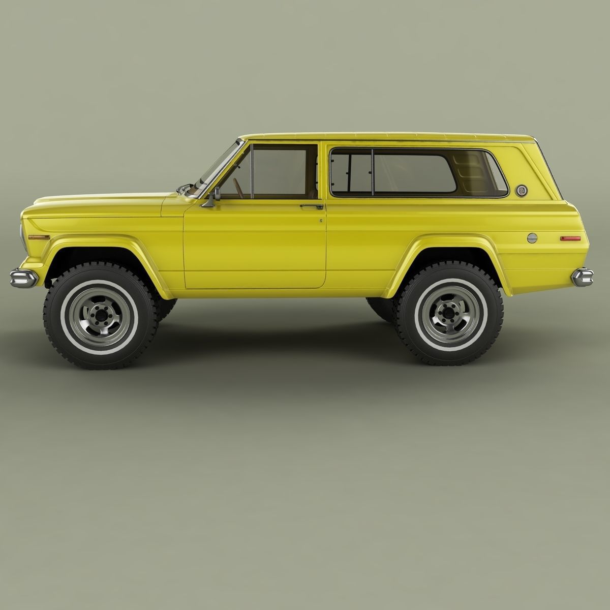 Jeep Cherokee  SJ  Wide-track 3D model_1