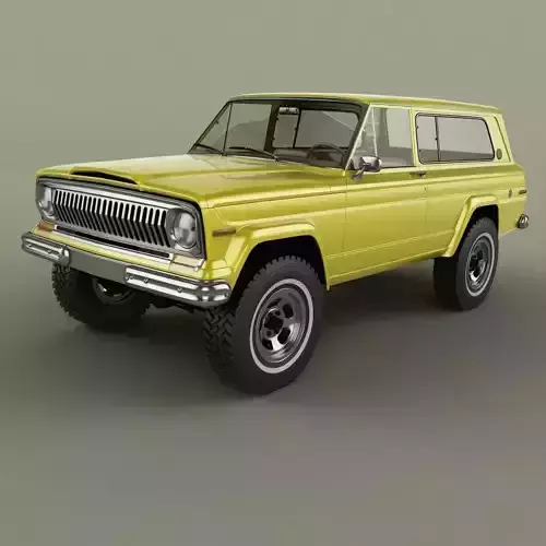 Jeep Cherokee  SJ  Wide-track 3D model