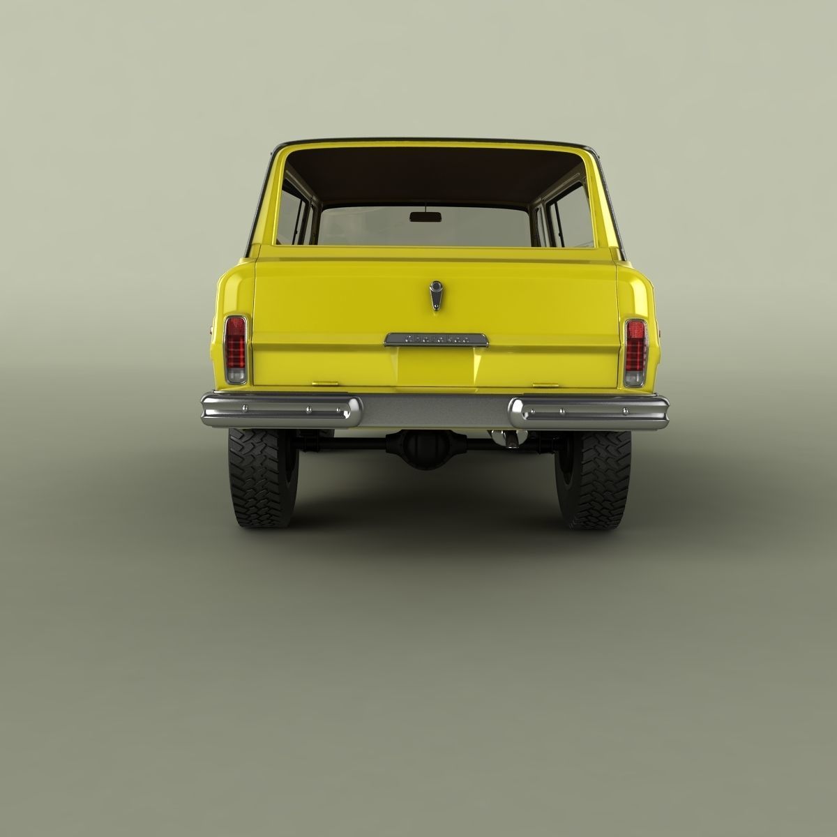 Jeep Cherokee  SJ  Wide-track 3D model_3