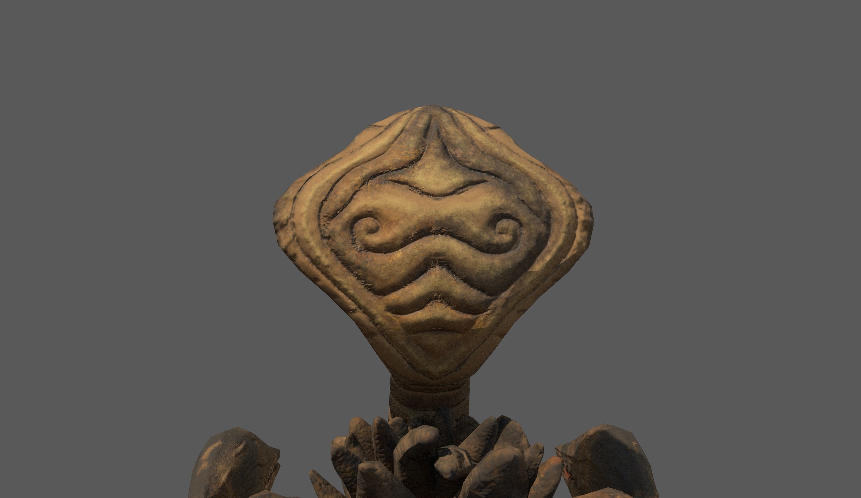 Snake Scorpion Fantasy Creature rigged and animated Low-poly 3D model_8