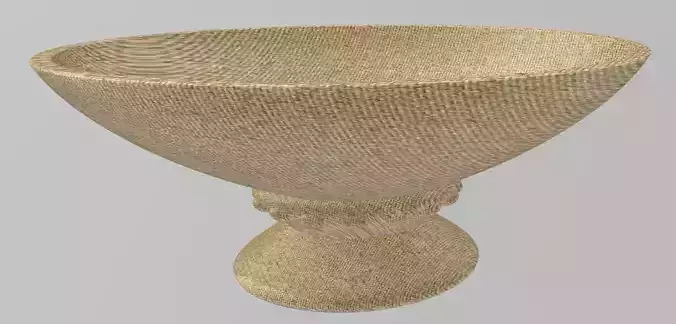 Oval bowl 3D print model