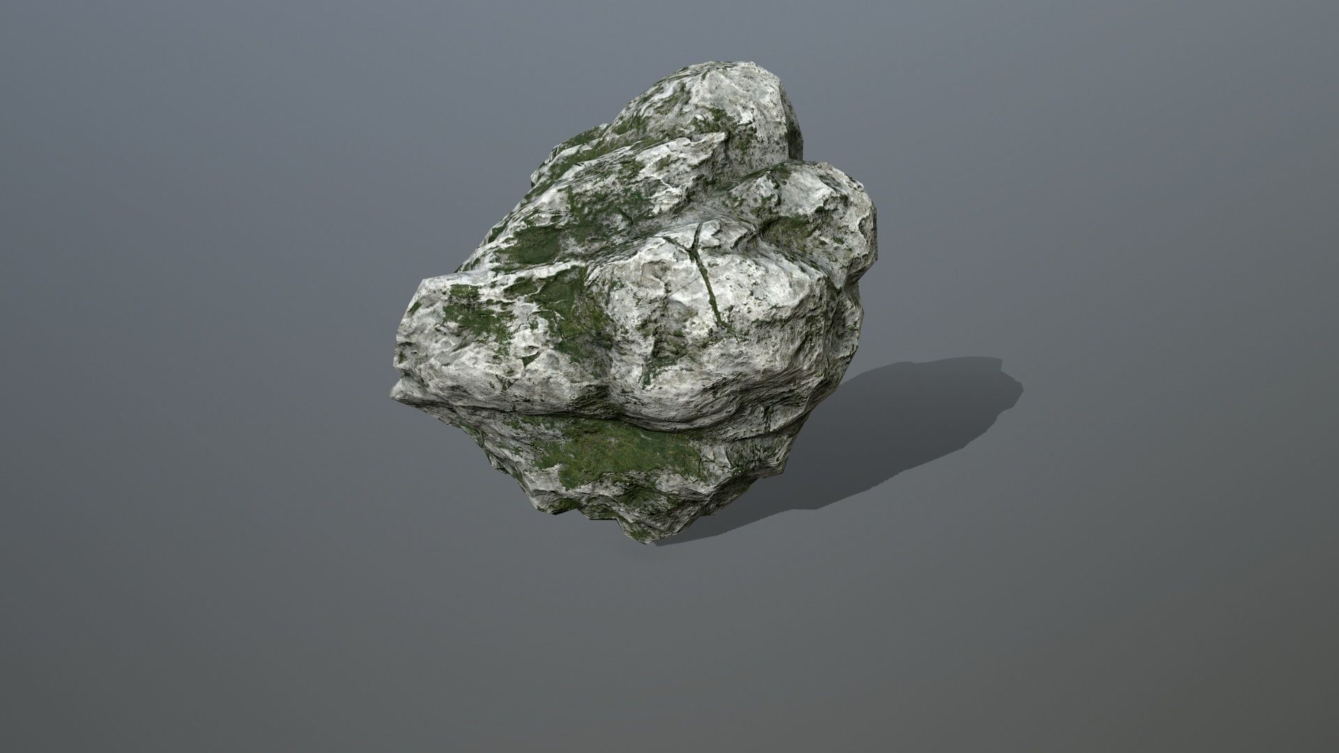 Rock Set Low-poly 3D model_4