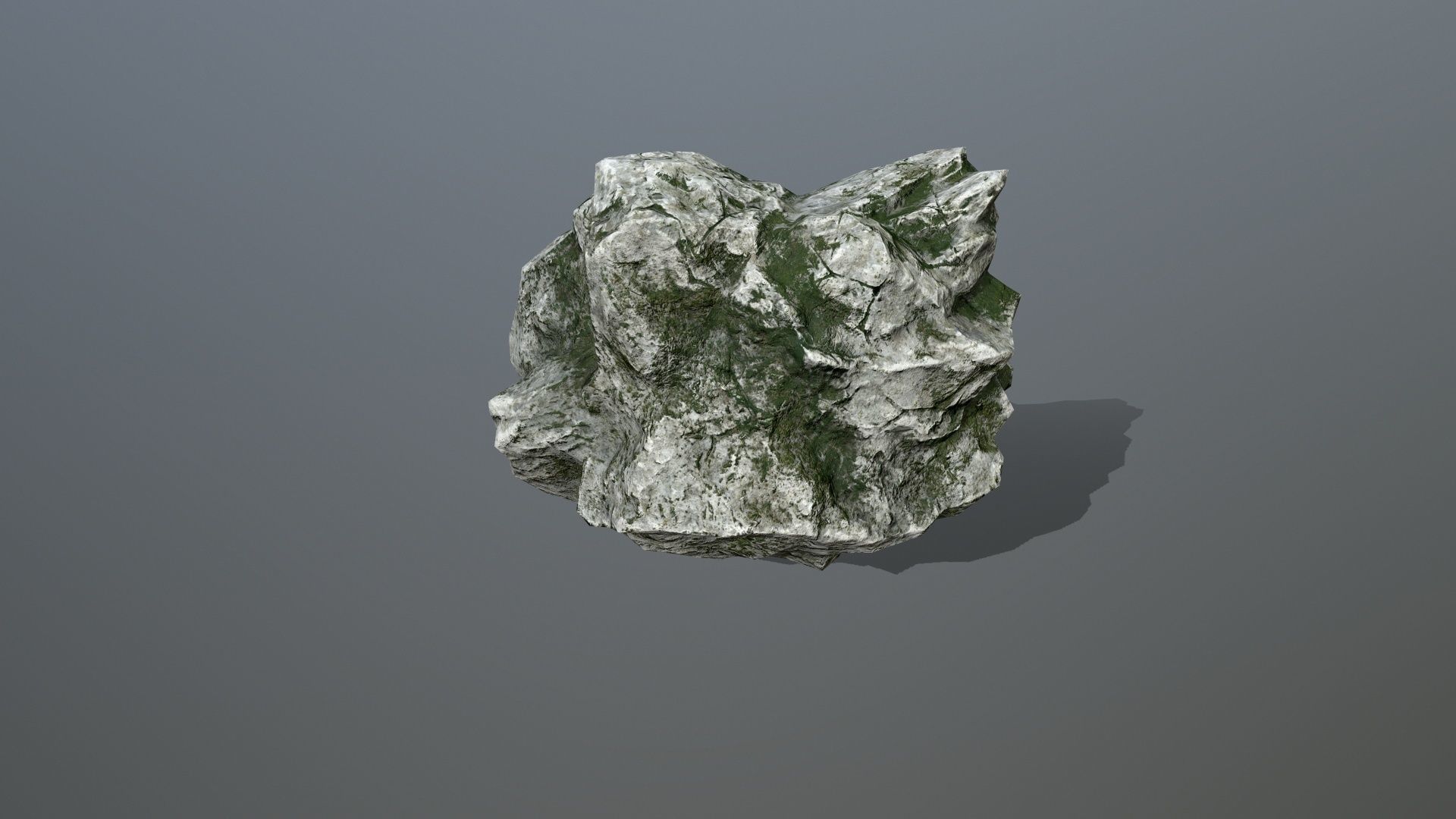Rock Set Low-poly 3D model_3