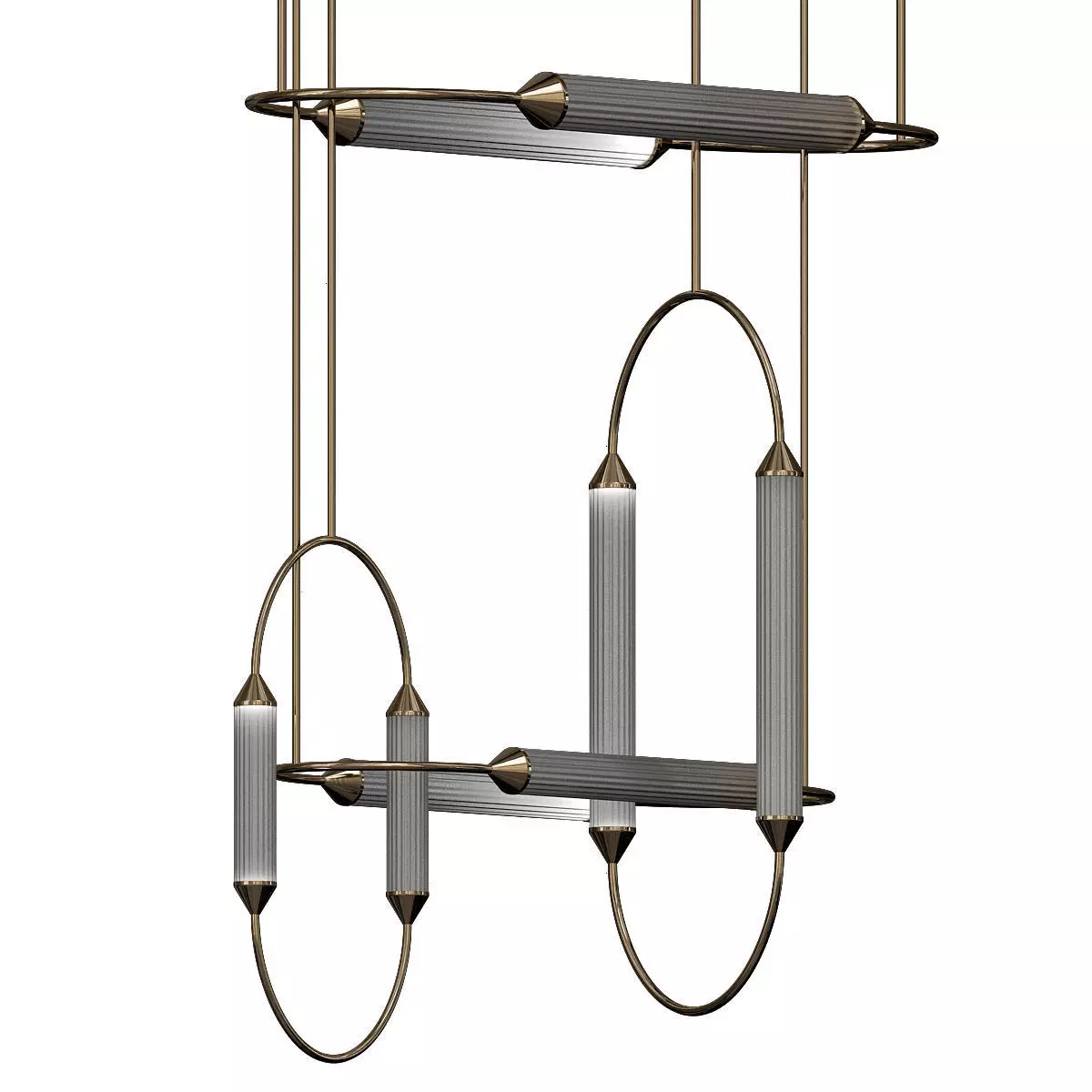 Sculptural Ornamental Lighting 3D model_0