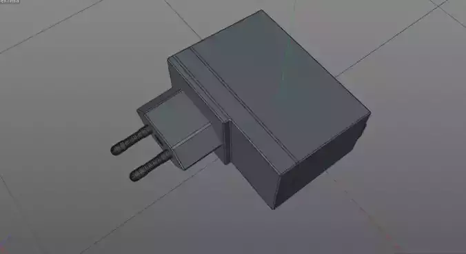 plug 3D model power adapter