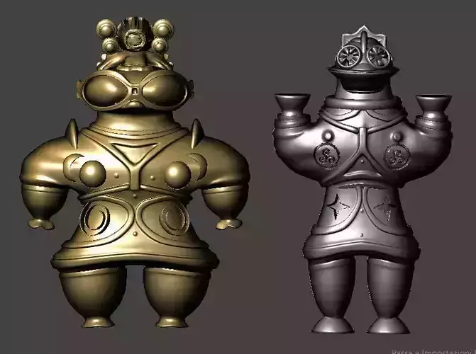 2 x DOGU JOMON  like statuines 3D print model