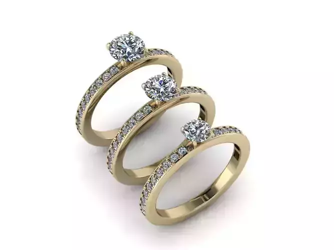 Jewelry Rings NINE RINGS 021 Free 3D print model