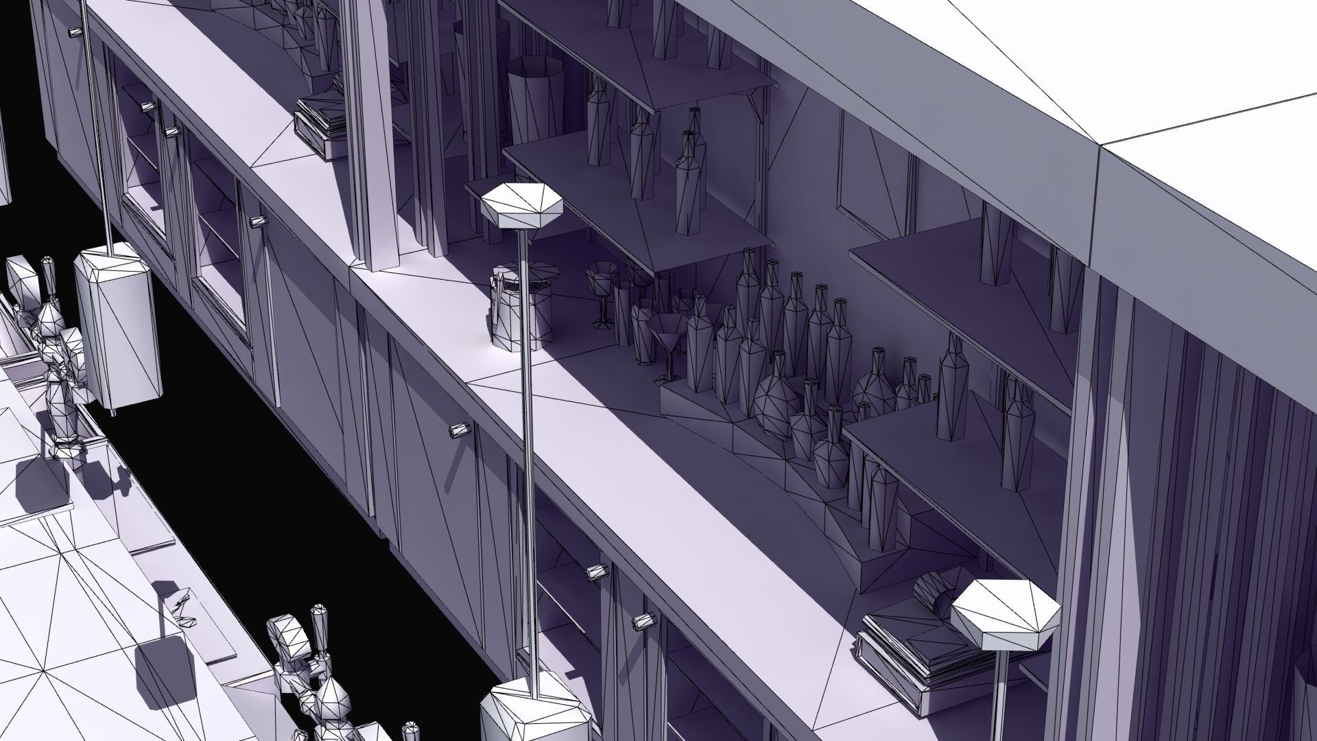 Modern Bar 3D model_17