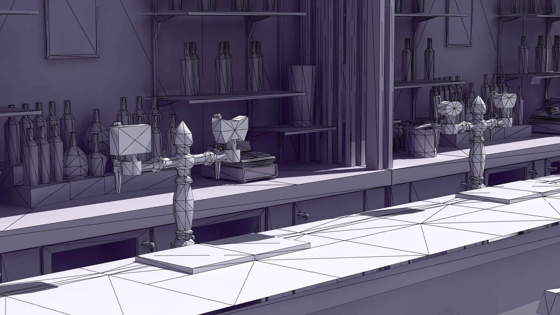 Modern Bar 3D model_24