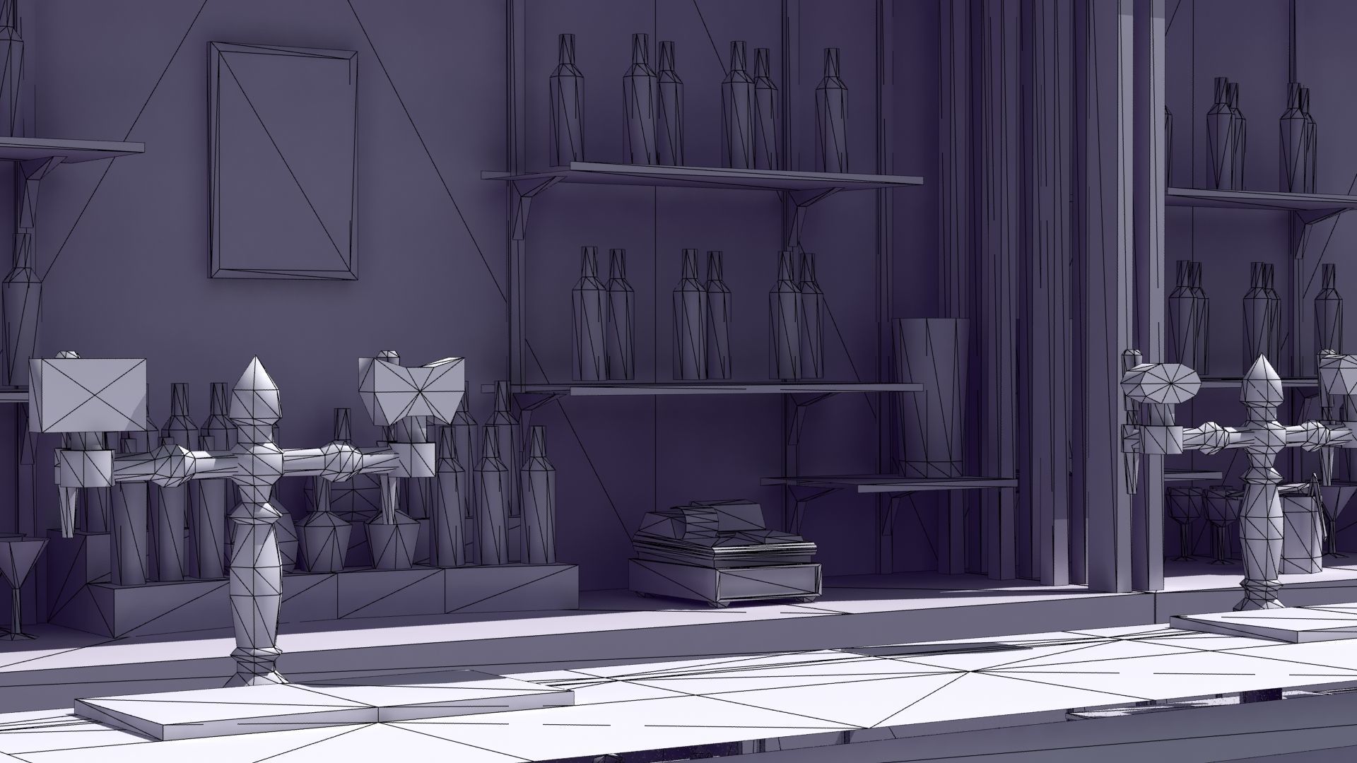 Modern Bar 3D model_18