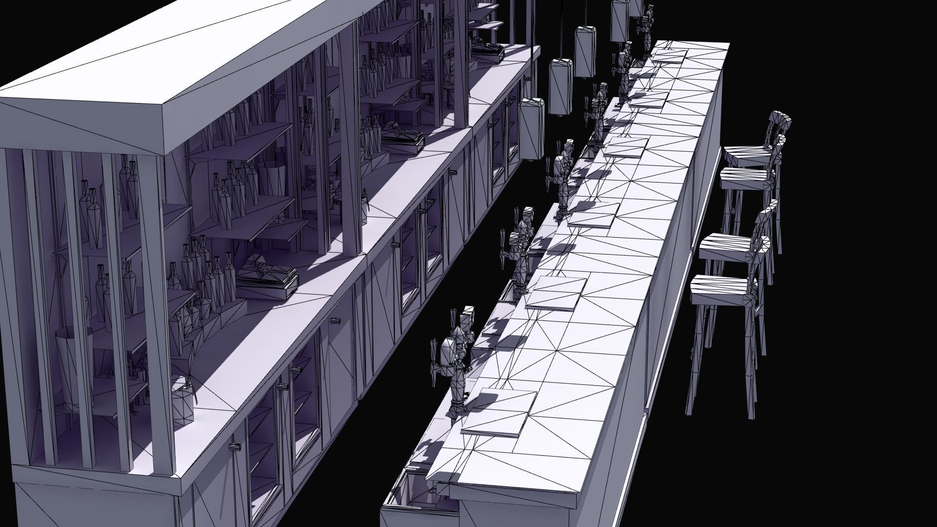 Modern Bar 3D model_14