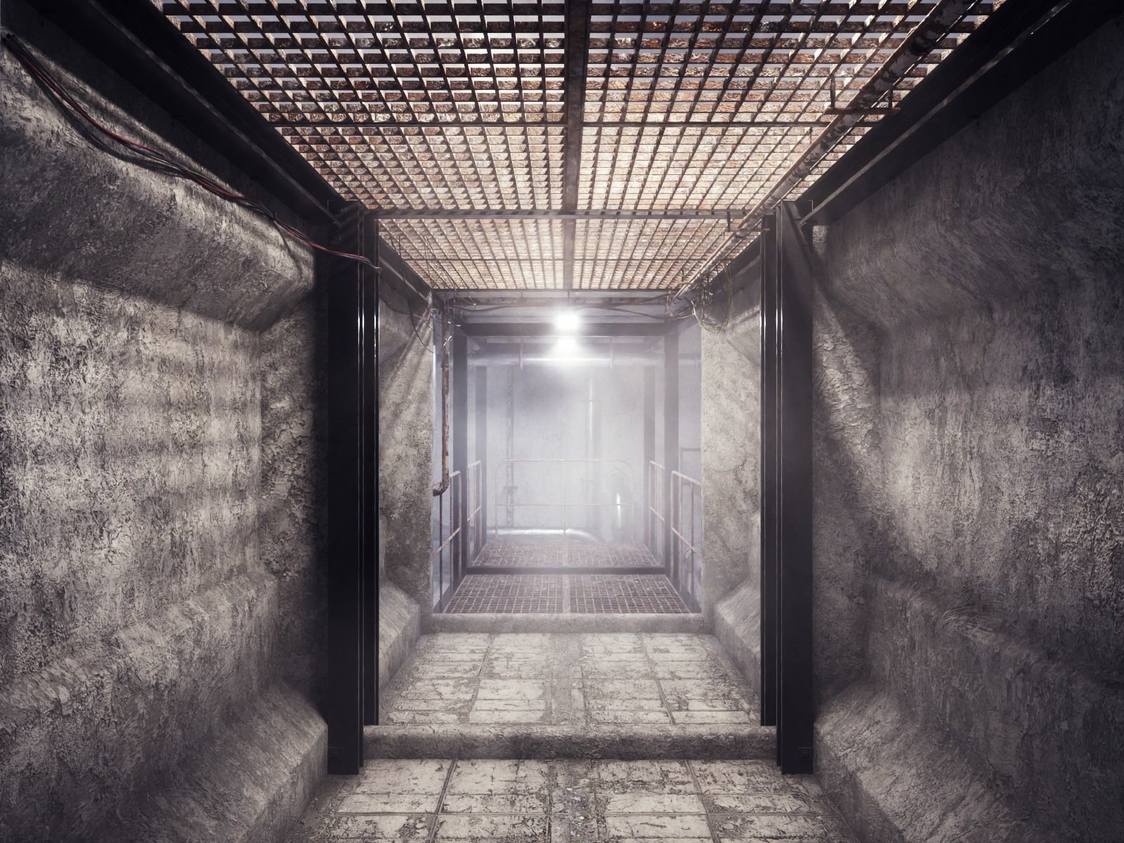 Sewers Modular Setup Low-poly 3D model_1