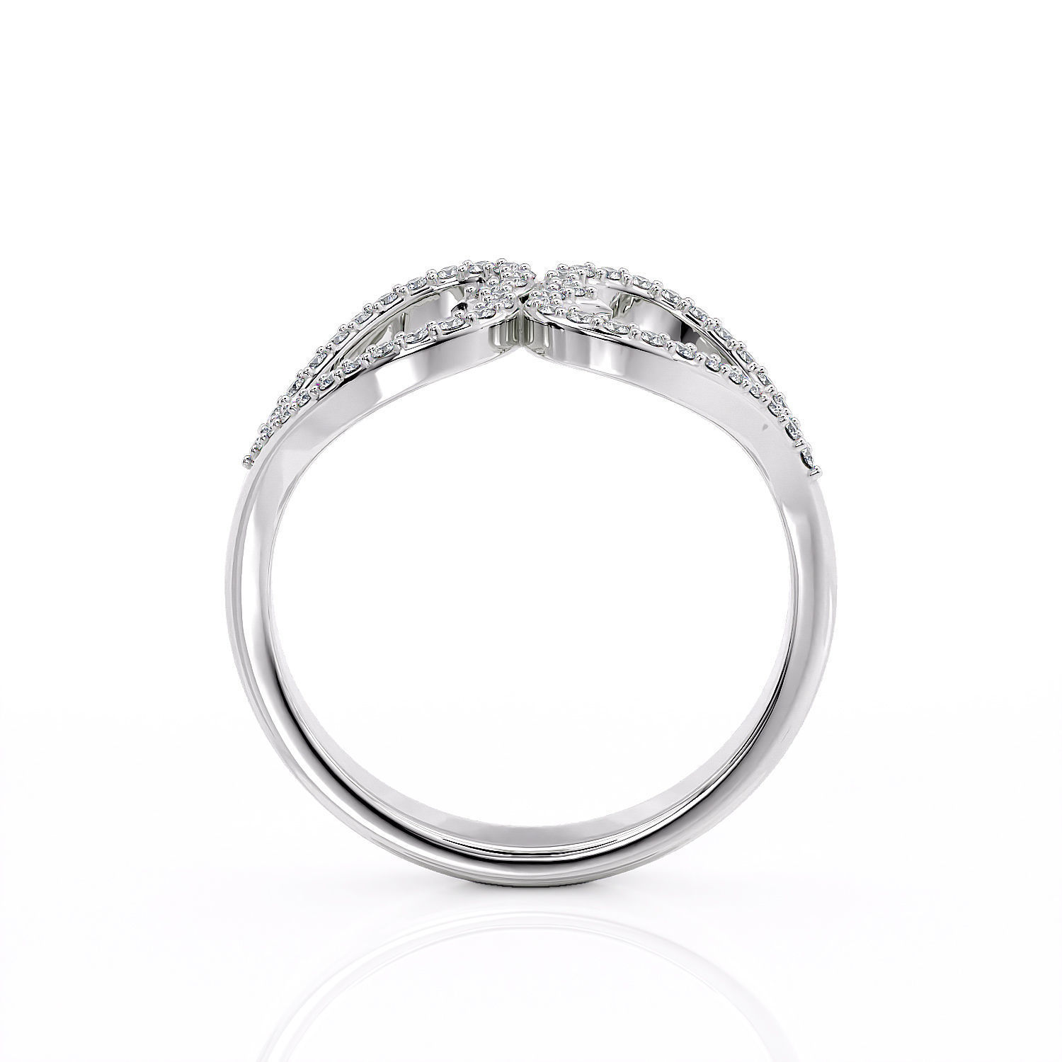 Heart ring Valentines Day 3D print model_12