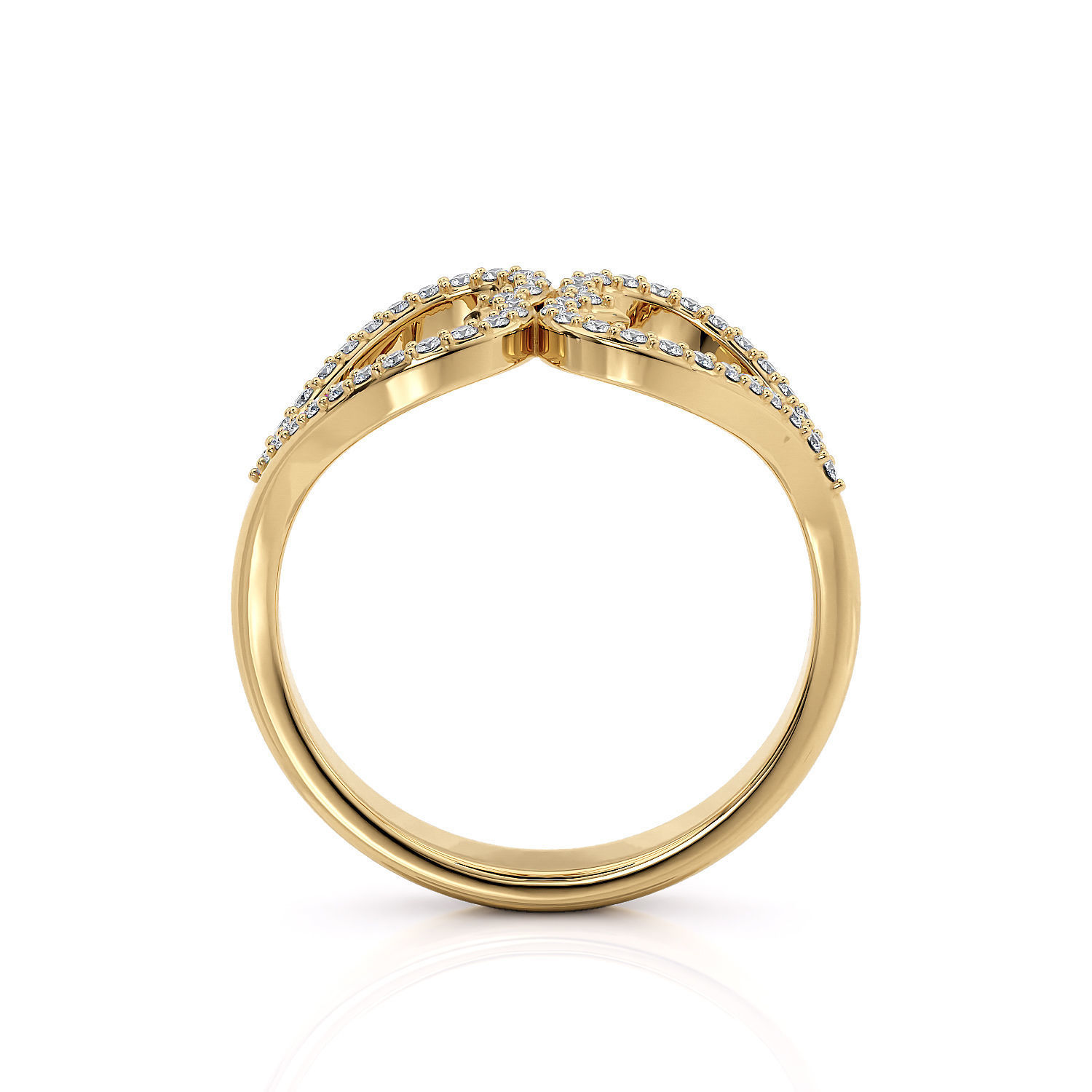 Heart ring Valentines Day 3D print model_13