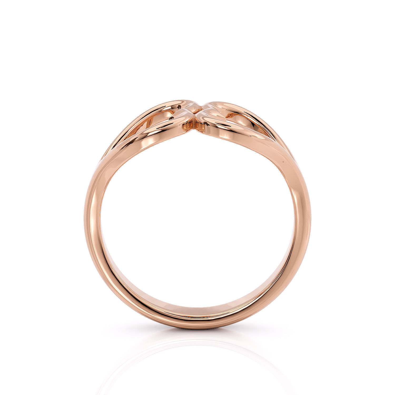 Heart ring Valentines Day 3D print model_10