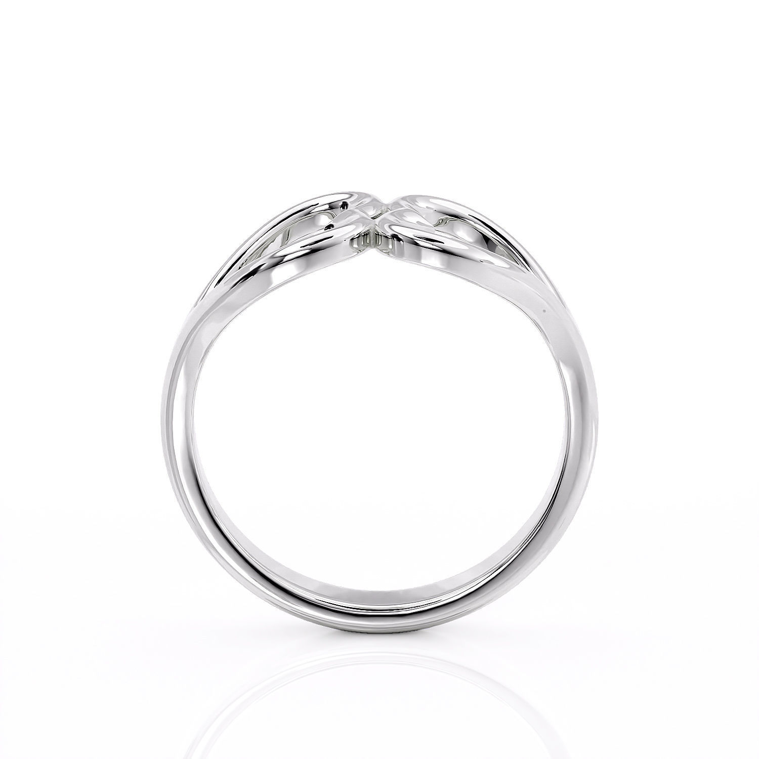 Heart ring Valentines Day 3D print model_11