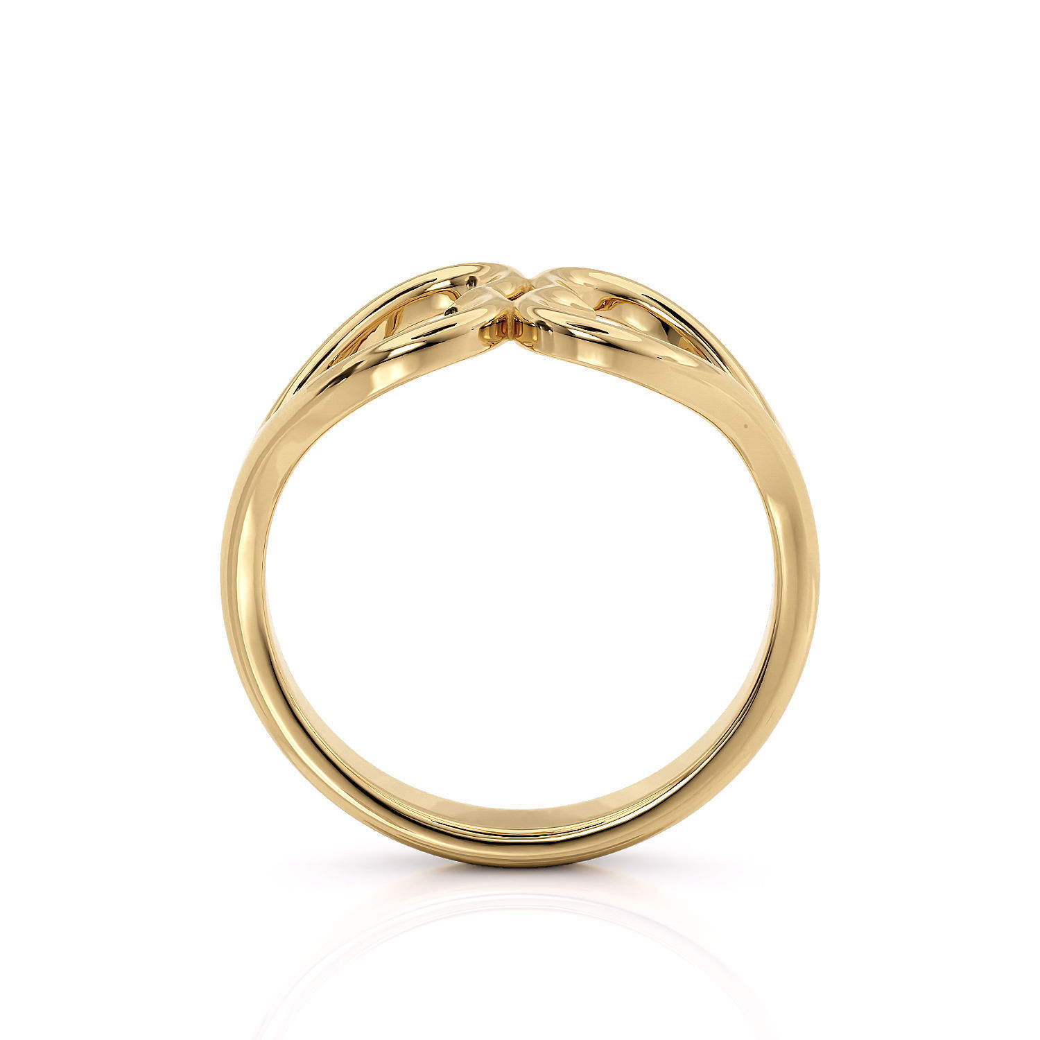 Heart ring Valentines Day 3D print model_12