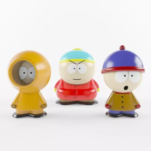 South Park Toy Set 3D model_0