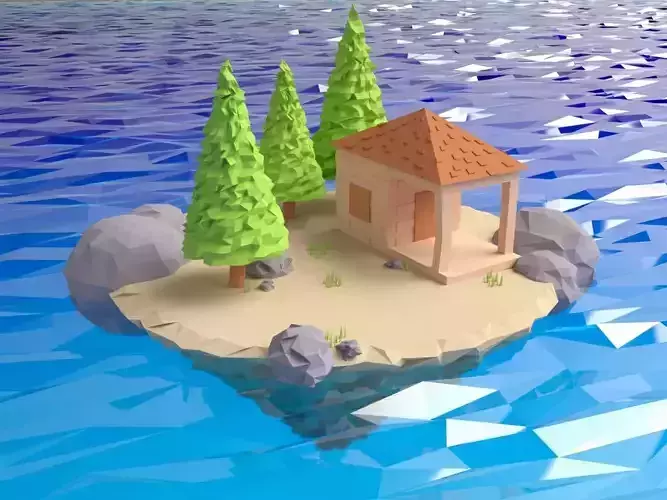 House in the sea