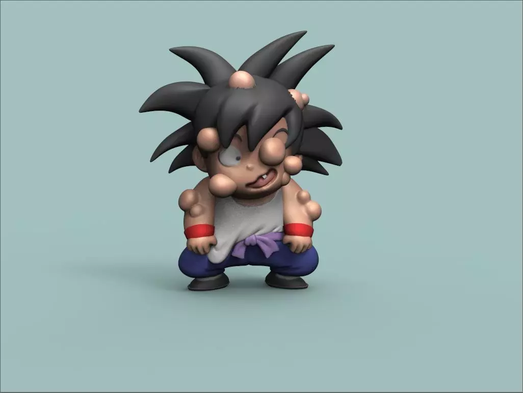 Goku training version 3D print model