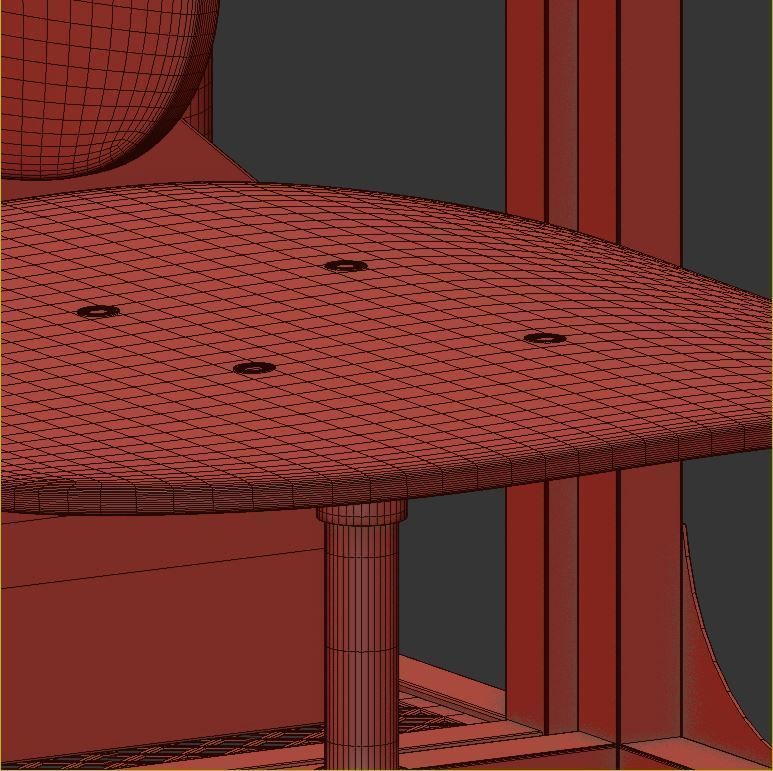 fjallbo working table set 3D model_5