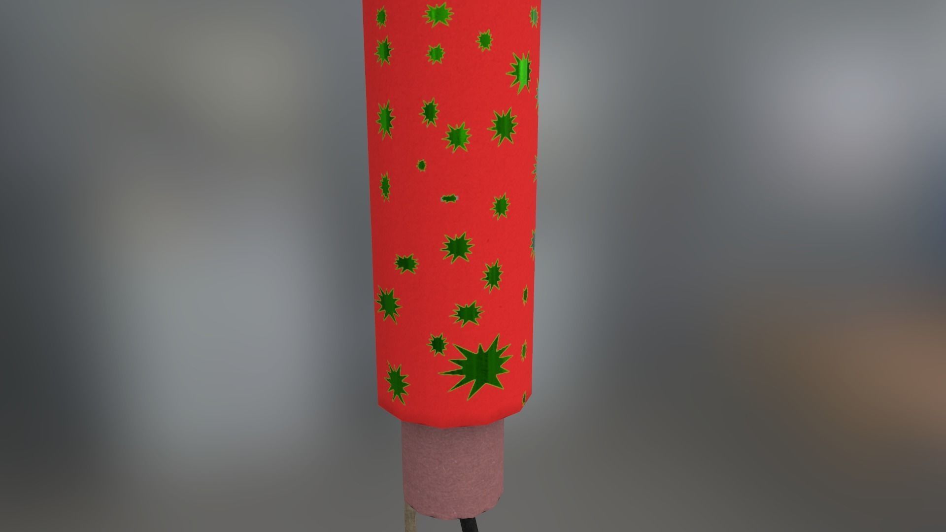 Fireworks Low-poly 3D model_7
