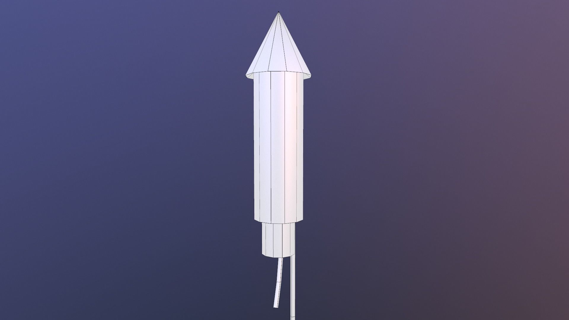 Fireworks Low-poly 3D model_32