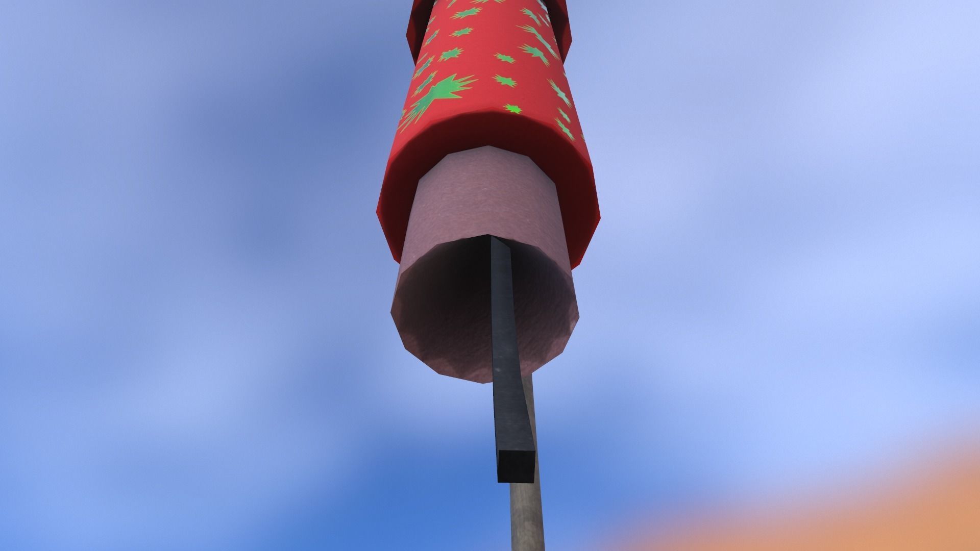 Fireworks Low-poly 3D model_5