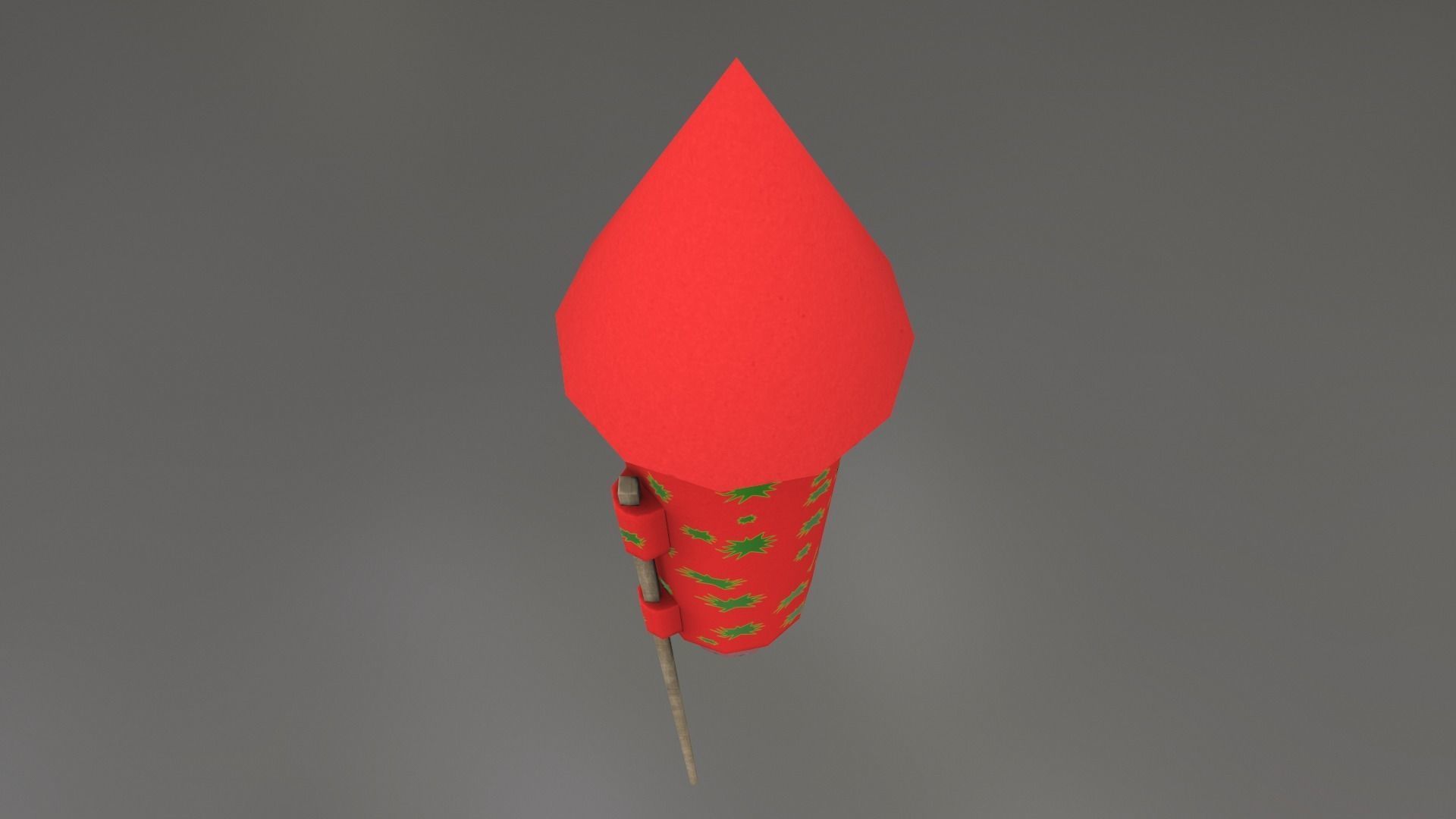 Fireworks Low-poly 3D model_9