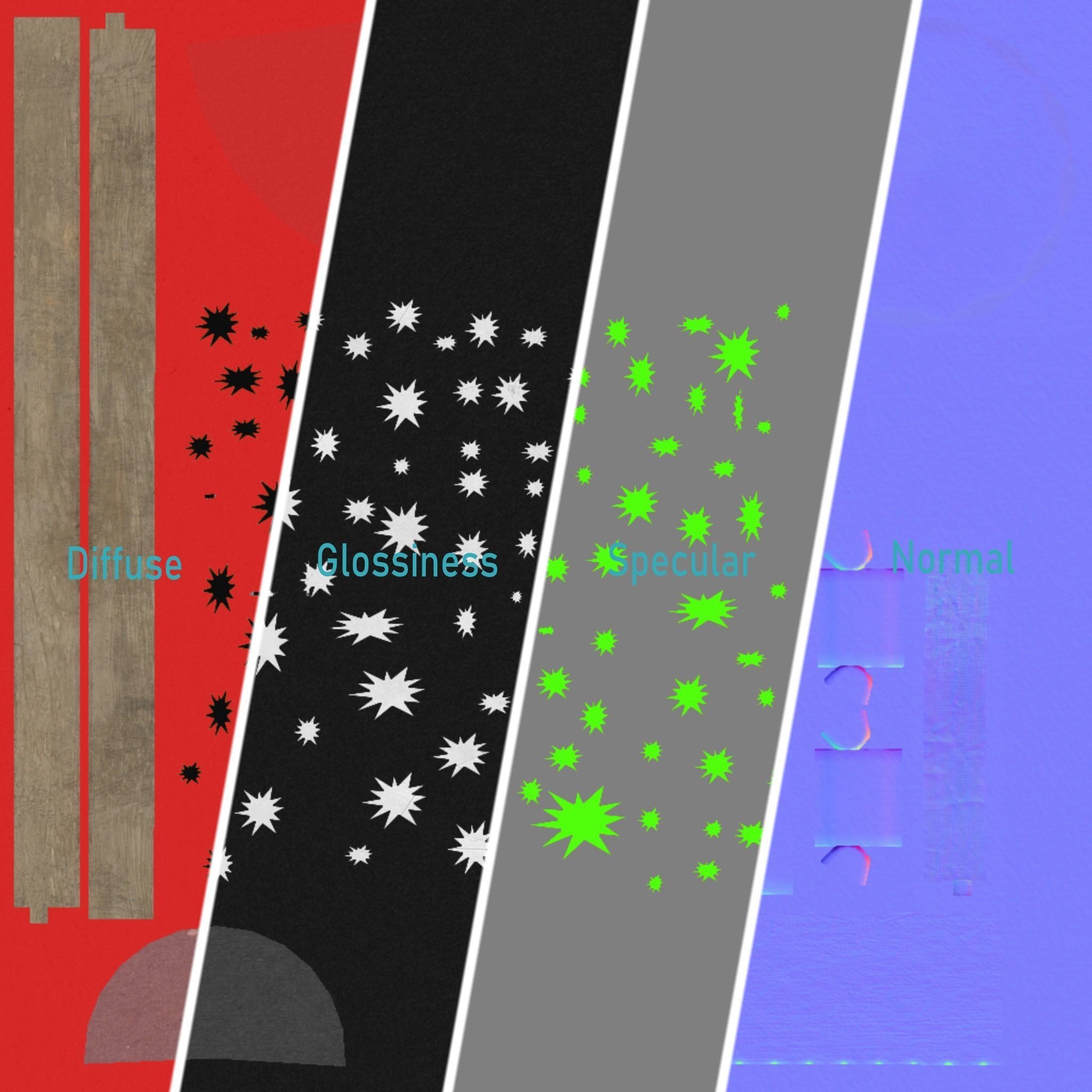 Fireworks Low-poly 3D model_34