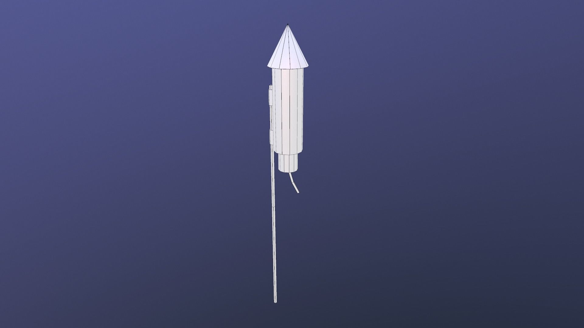 Fireworks Low-poly 3D model_23