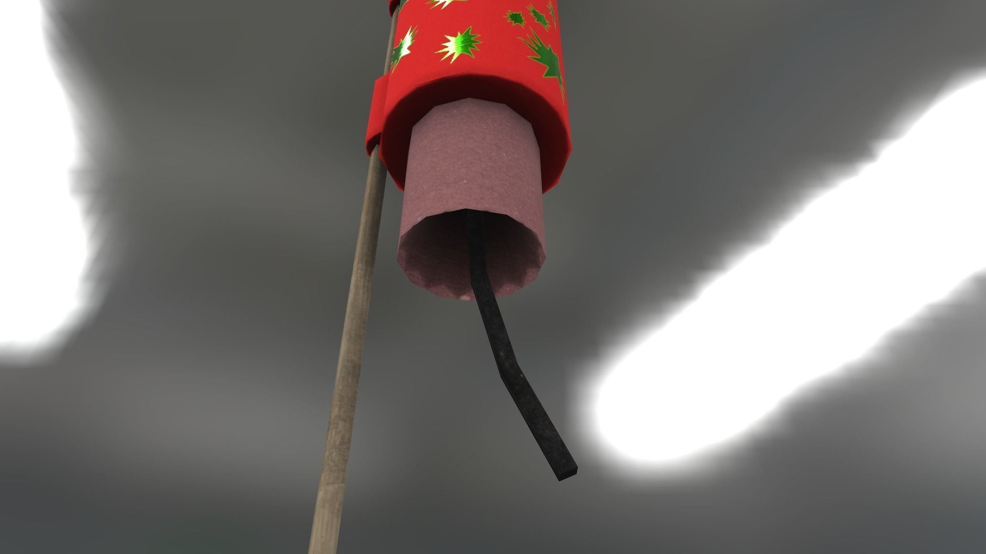 Fireworks Low-poly 3D model_13