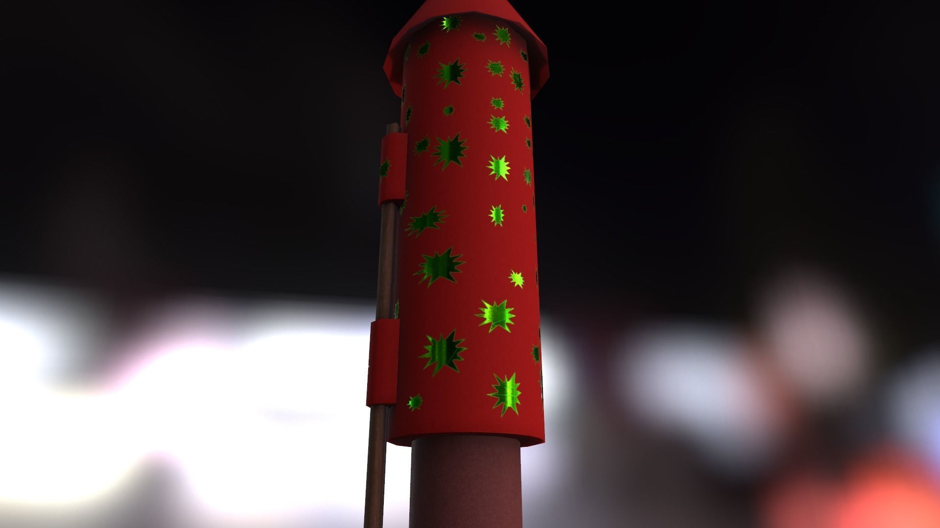 Fireworks Low-poly 3D model_20