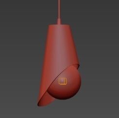 Avroko Pendant lamp 3D model_3