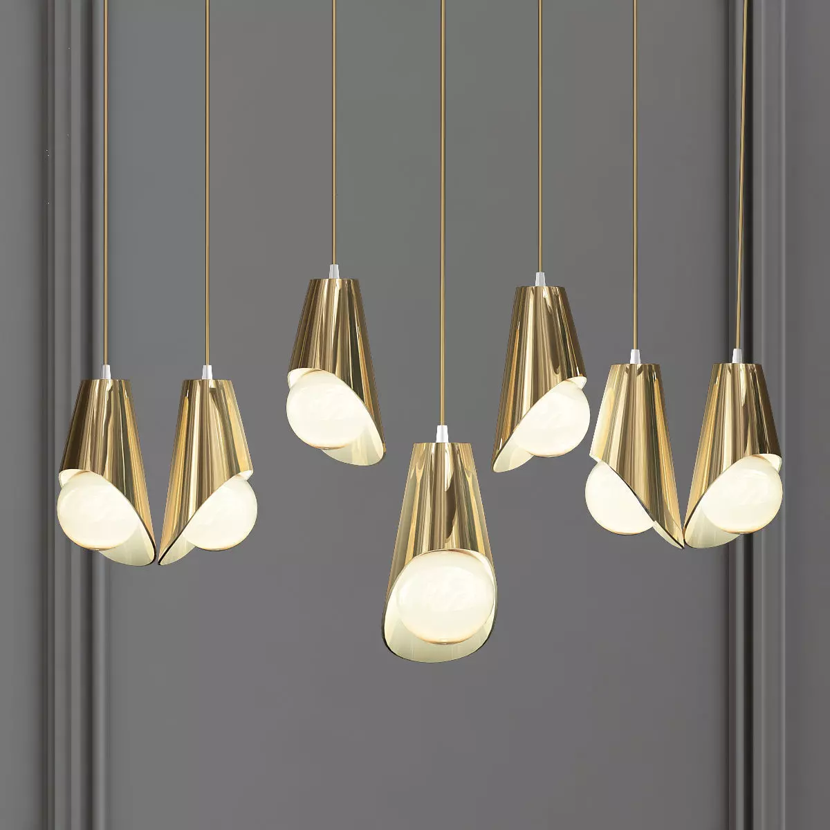 Avroko Pendant lamp 3D model_0
