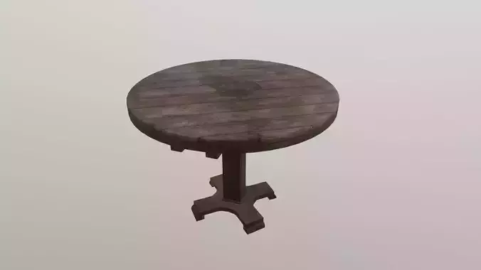 Rough wild west bar table 