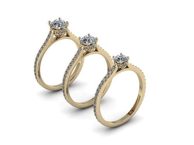 Jewelry Rings NINE RINGS 022 3D print model