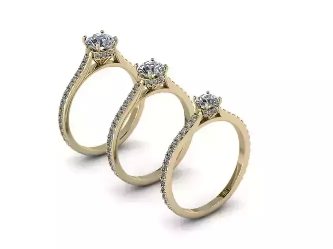 Jewelry Rings NINE RINGS 022 3D print model
