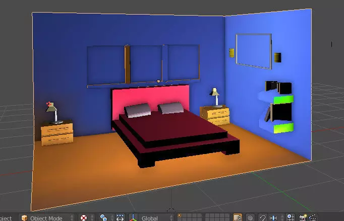 Minik oda 3D model