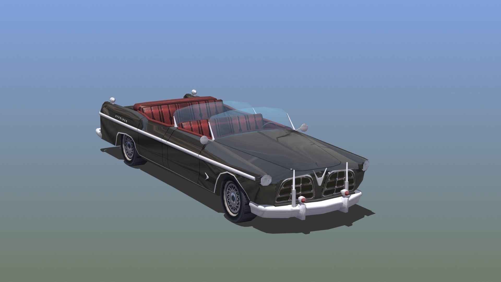 Open Topped Limo 3D model_6