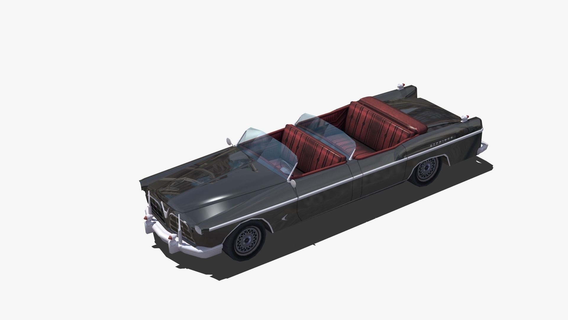 Open Topped Limo 3D model_12