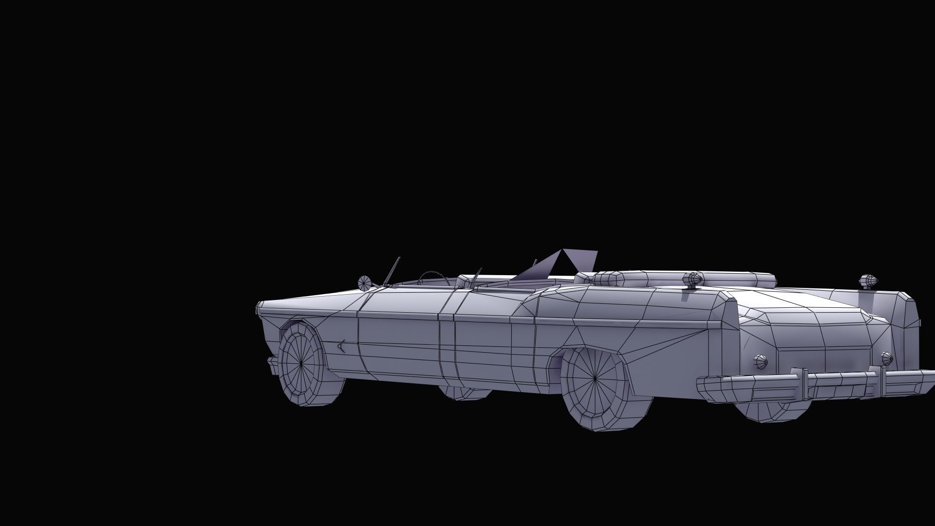 Open Topped Limo 3D model_31