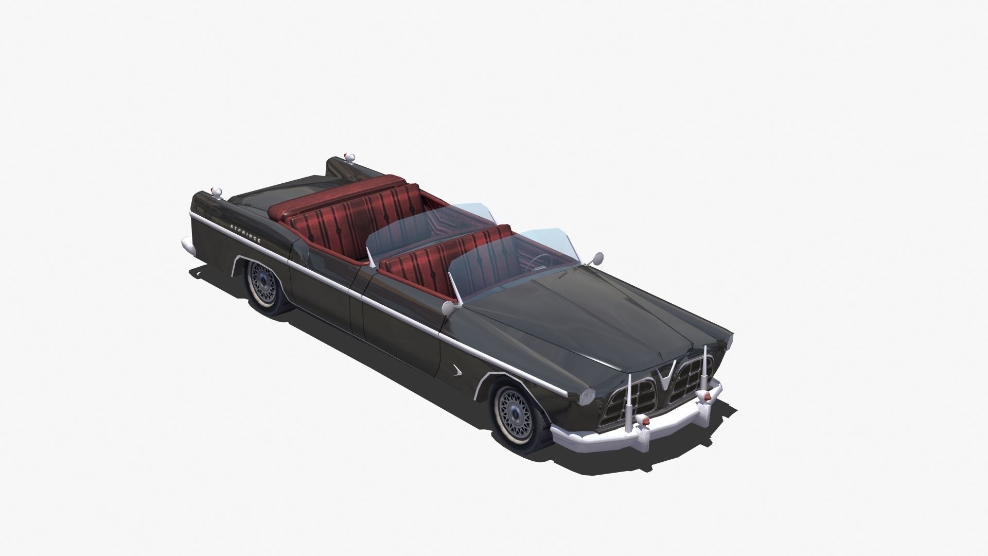 Open Topped Limo 3D model_11