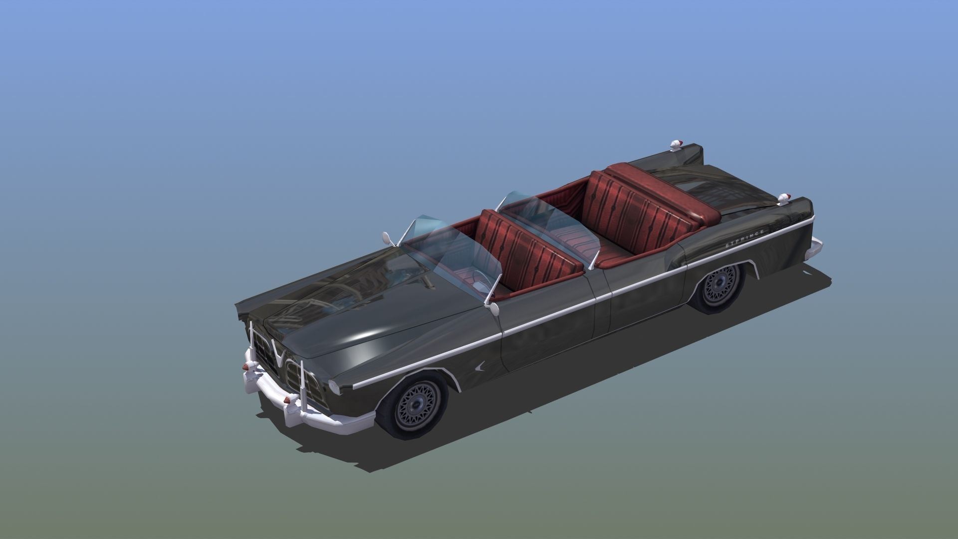Open Topped Limo 3D model_1